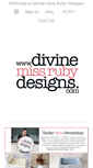 Mobile Screenshot of divinemissrubydesigns.com